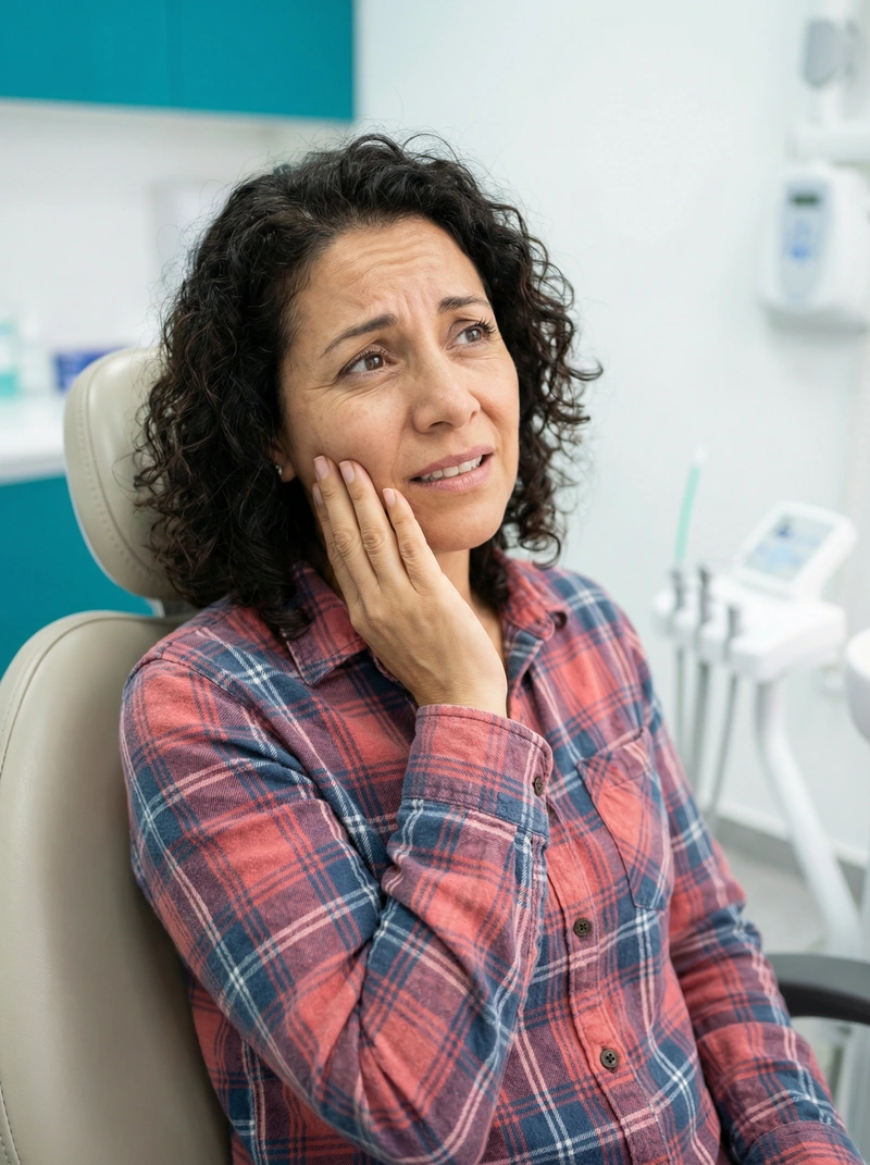 Patient receiving prompt dental care at myDental Elgin