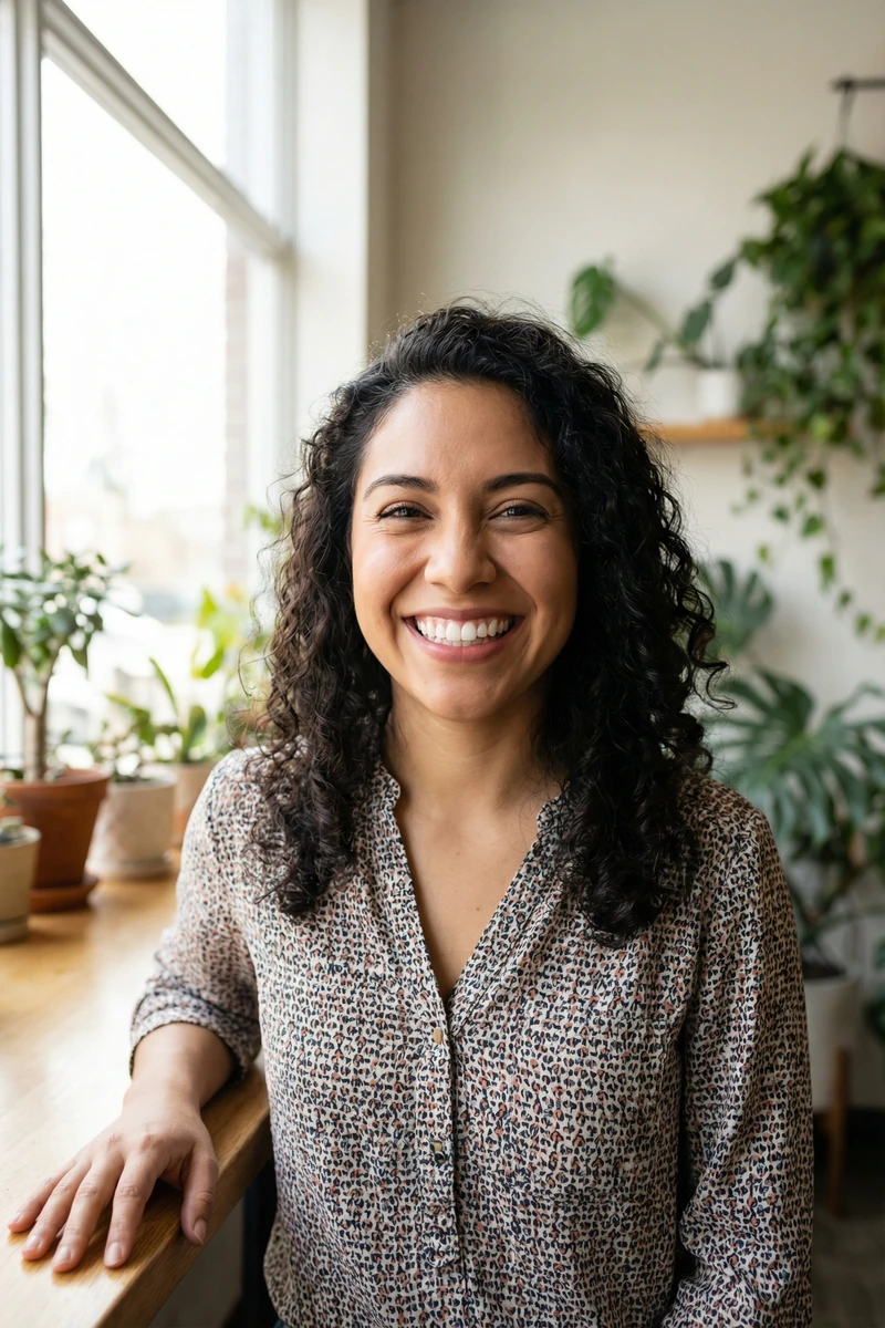 Patient smiling confidently after Invisalign treatment at myDental Manor