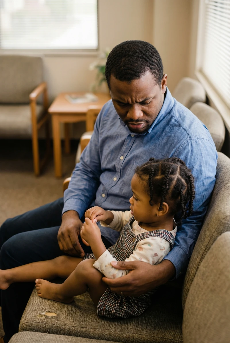 Young child during a gentle dental exam at myDental Norwood Park