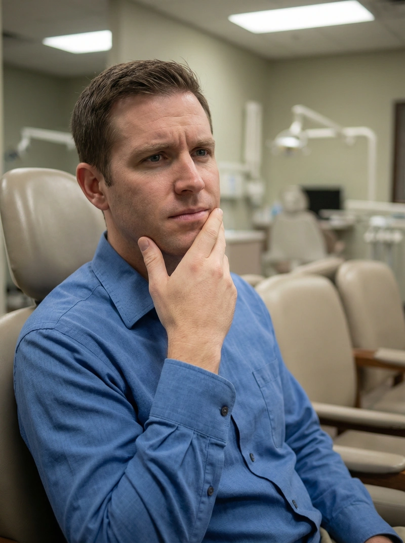 Patient receiving prompt emergency dental care at myDental Round Rock