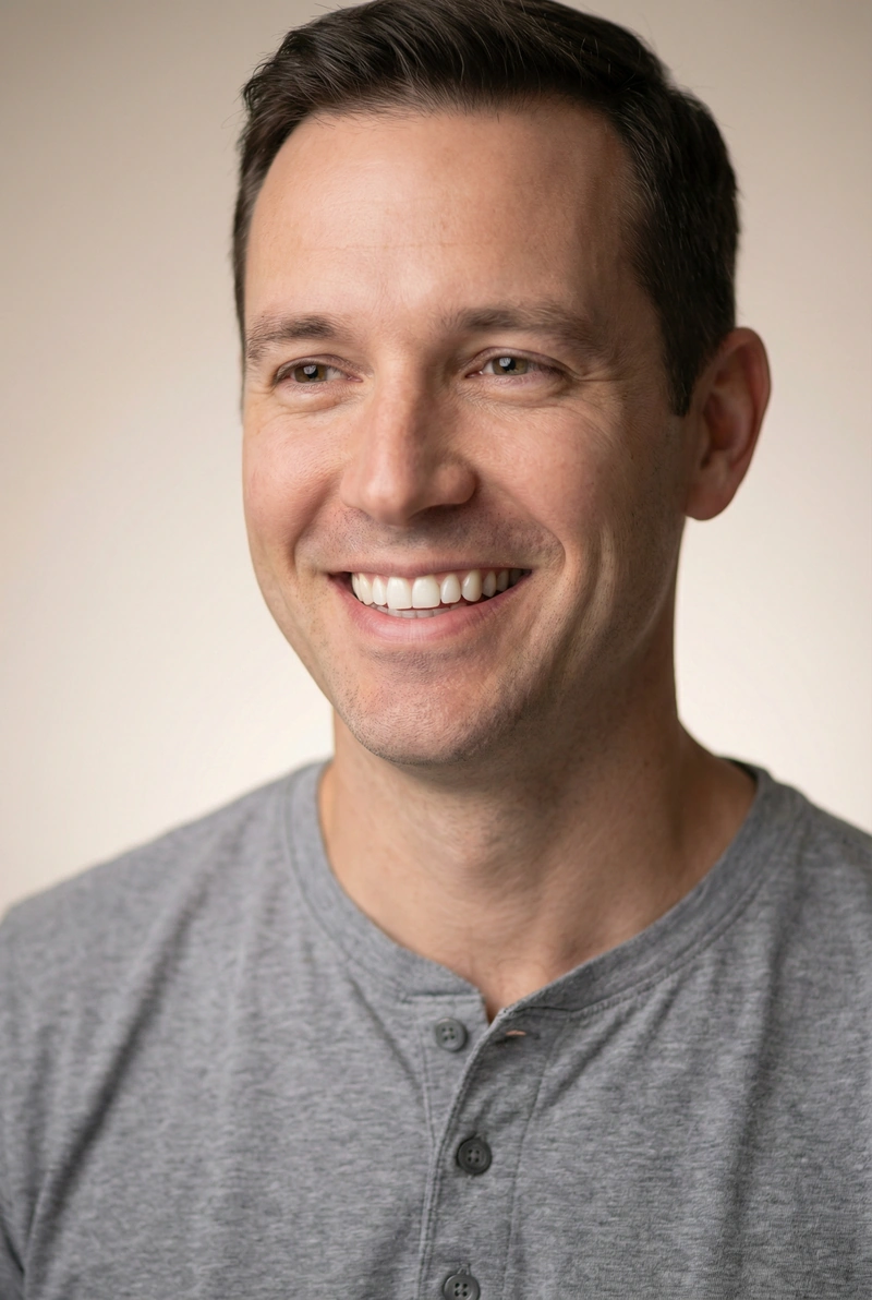 Patient showing their smile transformation after a makeover at myDental