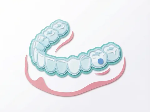 Teen smiling while holding Invisalign Teen aligner