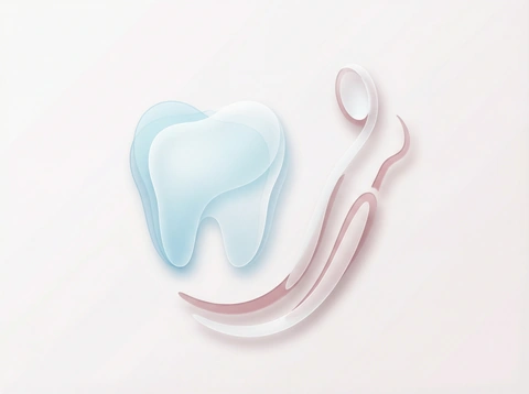 Dental hygienist performing a routine cleaning and exam